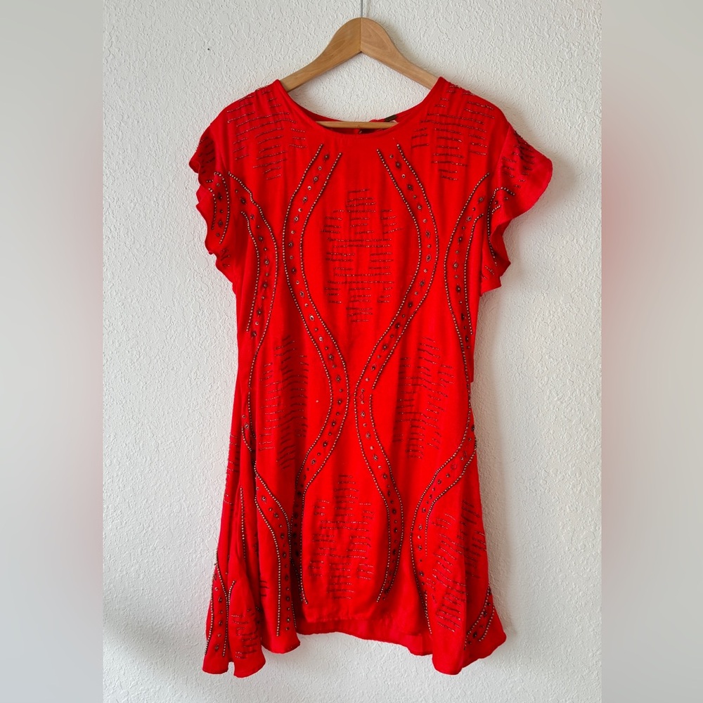 Free people red dress